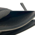 Louis Vuitton Zippy Dragonne Taiga Leather Zipper Wallet Noir Black — view 8