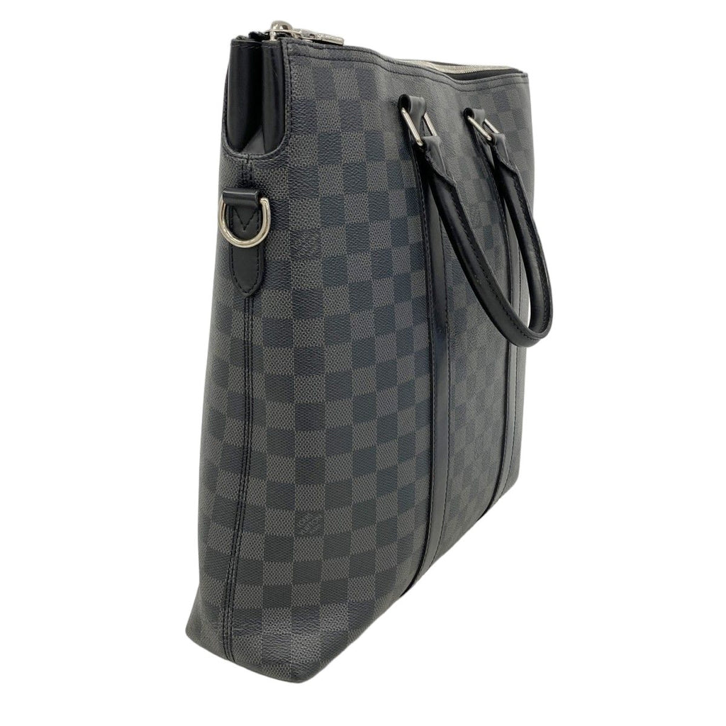 Louis Vuitton Handbag Damier Graphite Anton Tote Black Gray — view 2