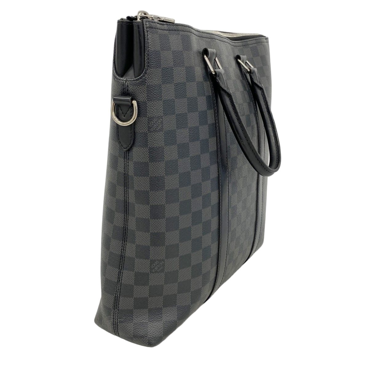 Louis Vuitton Handbag Damier Graphite Anton Tote Black Gray — view 2