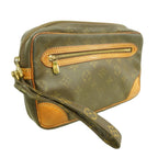 Louis Vuitton Clutch Monogram Marly Dragonne GM Brown — view 2