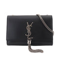 Saint Laurent Kate Small Chain Shoulder Bag Leather Black