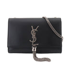 Saint Laurent Kate Small Chain Shoulder Bag Leather Black