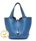Hermes Handbag Silver Picotin Lock MM