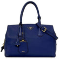 Prada 2-Way Tote Leather Blue