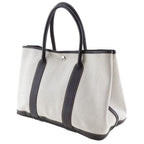 Hermes Garden Party 36 PM Toile Ash Brown Marron Beige H Tote Bag — view 2