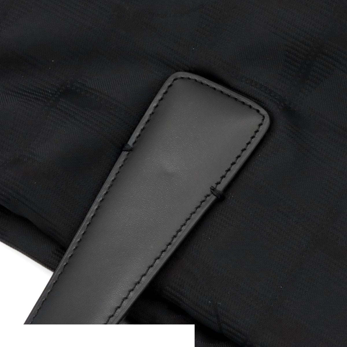 Chanel New Travel Line Black Nylon Leather Tote Bag MM — view 7