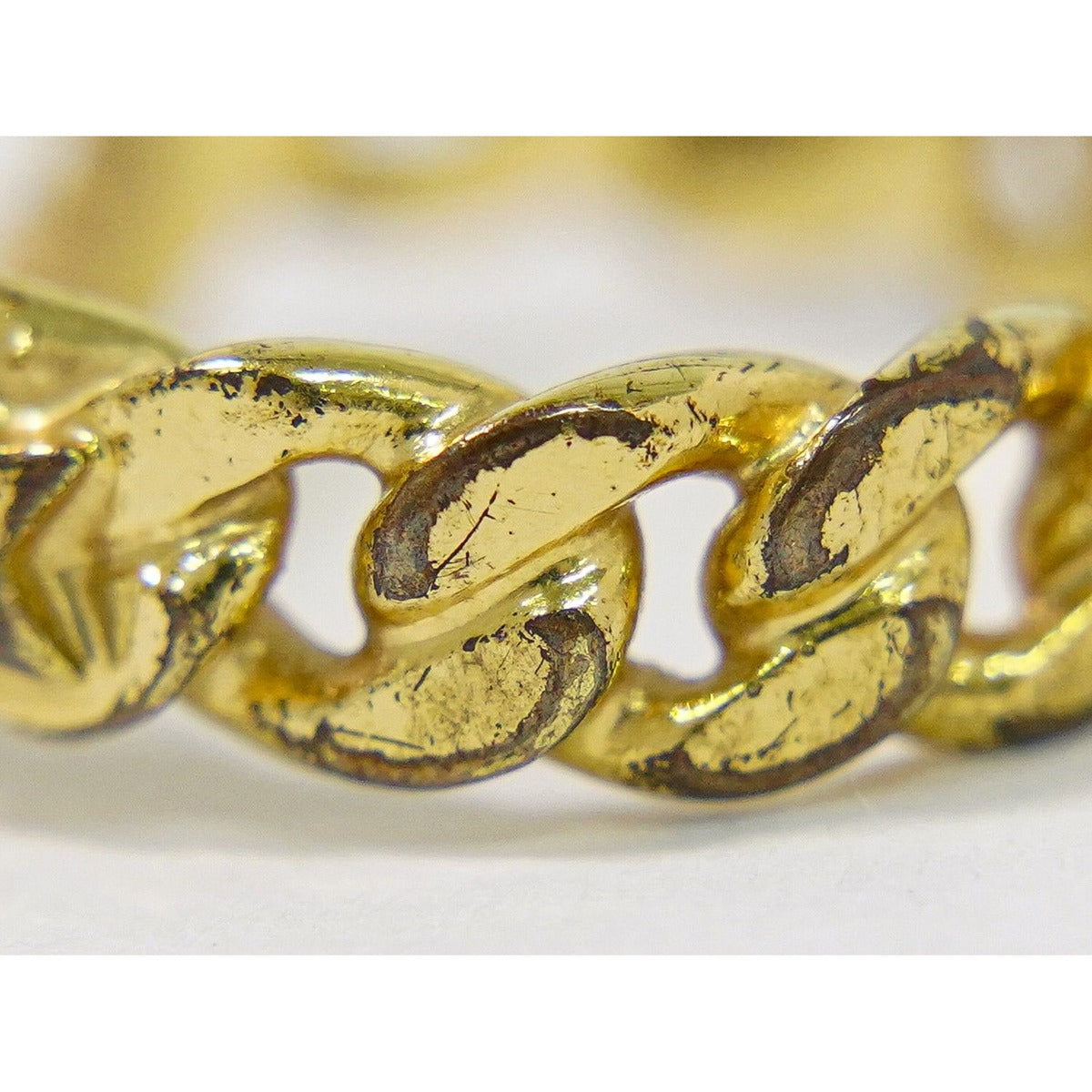 Dior CD Logo Rhinestone Ring S Gold Plated