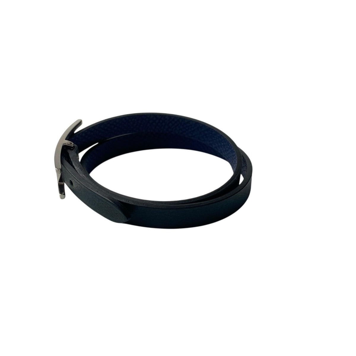 Hermes Double Tour Bracelet Navy — view 4