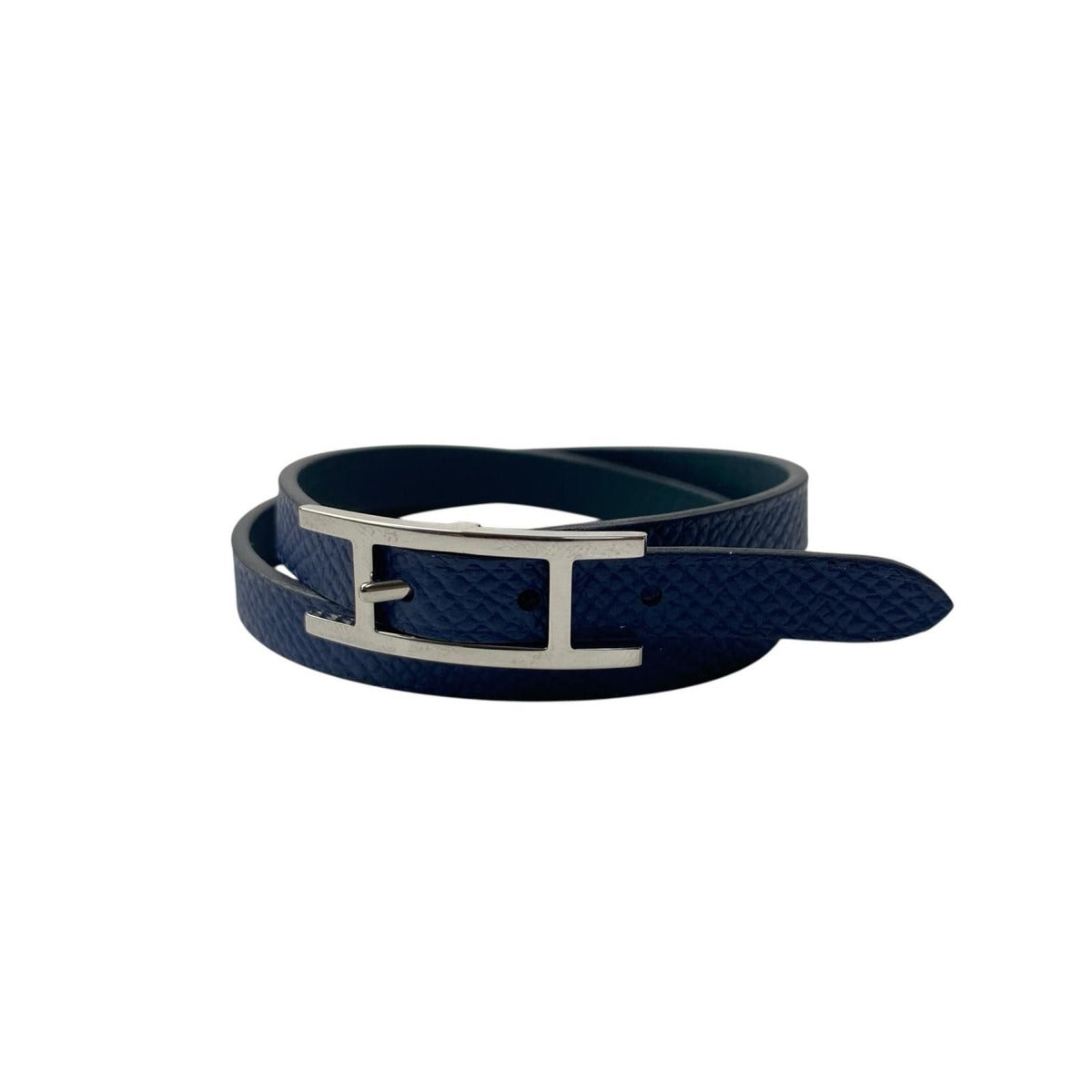 Hermes Double Tour Bracelet Navy — view 7
