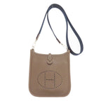 Hermes Evelyne TPM Etoupe Silver Shoulder Bag Brown