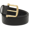 Gucci Micro Guccissima Leather Black Belt