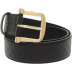 Gucci Micro Guccissima Leather Black Belt