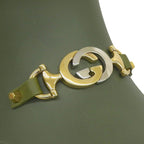Gucci Interlocking Wool Lining Rubber Shearling Short Boots Khaki Green 38 — view 6