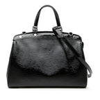 Louis Vuitton Epi Electric MM 2-Way Shoulder Bag Noir Black Patent Leather