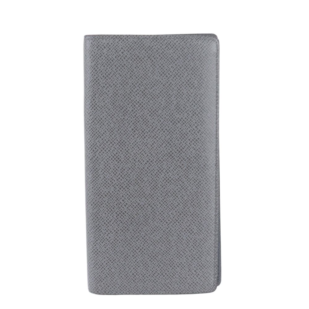 Louis Vuitton Taiga Portefeuille Brazza Glacier Leather Wallet Bifold