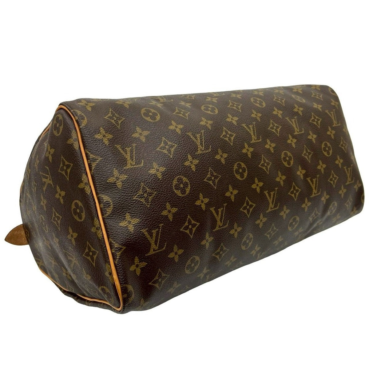 Louis Vuitton Speedy 40 Monogram Leather Boston Bag Brown — view 7