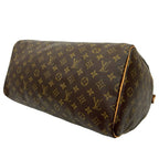 Louis Vuitton Speedy 40 Monogram Leather Boston Bag Brown — view 8