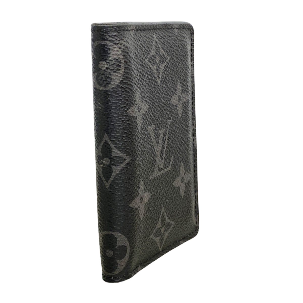 Louis Vuitton Card Case Monogram Eclipse Organizer de Poche Black — view 2