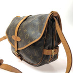 Louis Vuitton Shoulder Bag Monogram Saumur 30 Brown — view 3