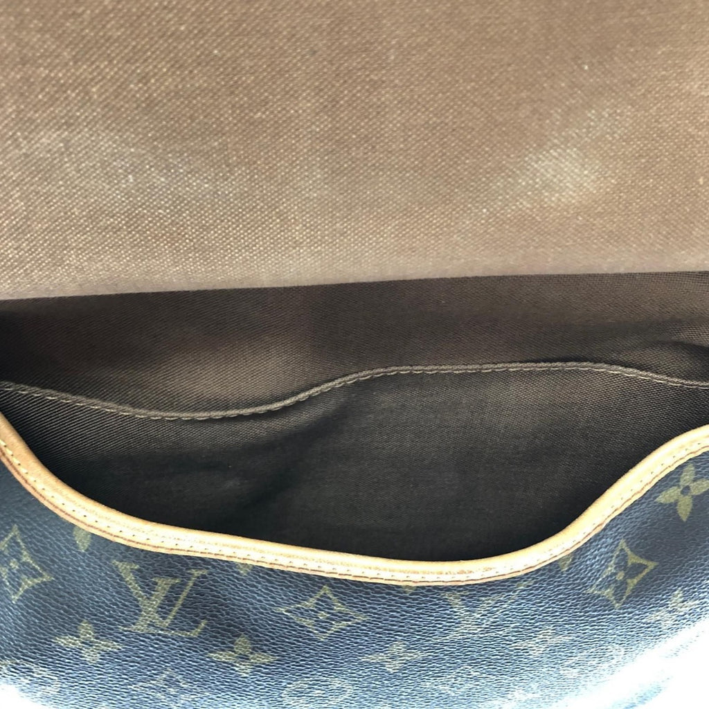 Louis Vuitton Shoulder Bag Monogram Saumur 30 Brown — view 6