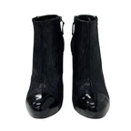Chanel Boots Short Shoes Leather Black Coco Mark Metallic — view 2