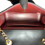 Chanel Diana Quilted Chain Shoulder Bag Black — view 6