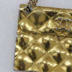 Chanel Quilted Bag Motif Vintage Gold Plated 93 A 37.8 — view 8