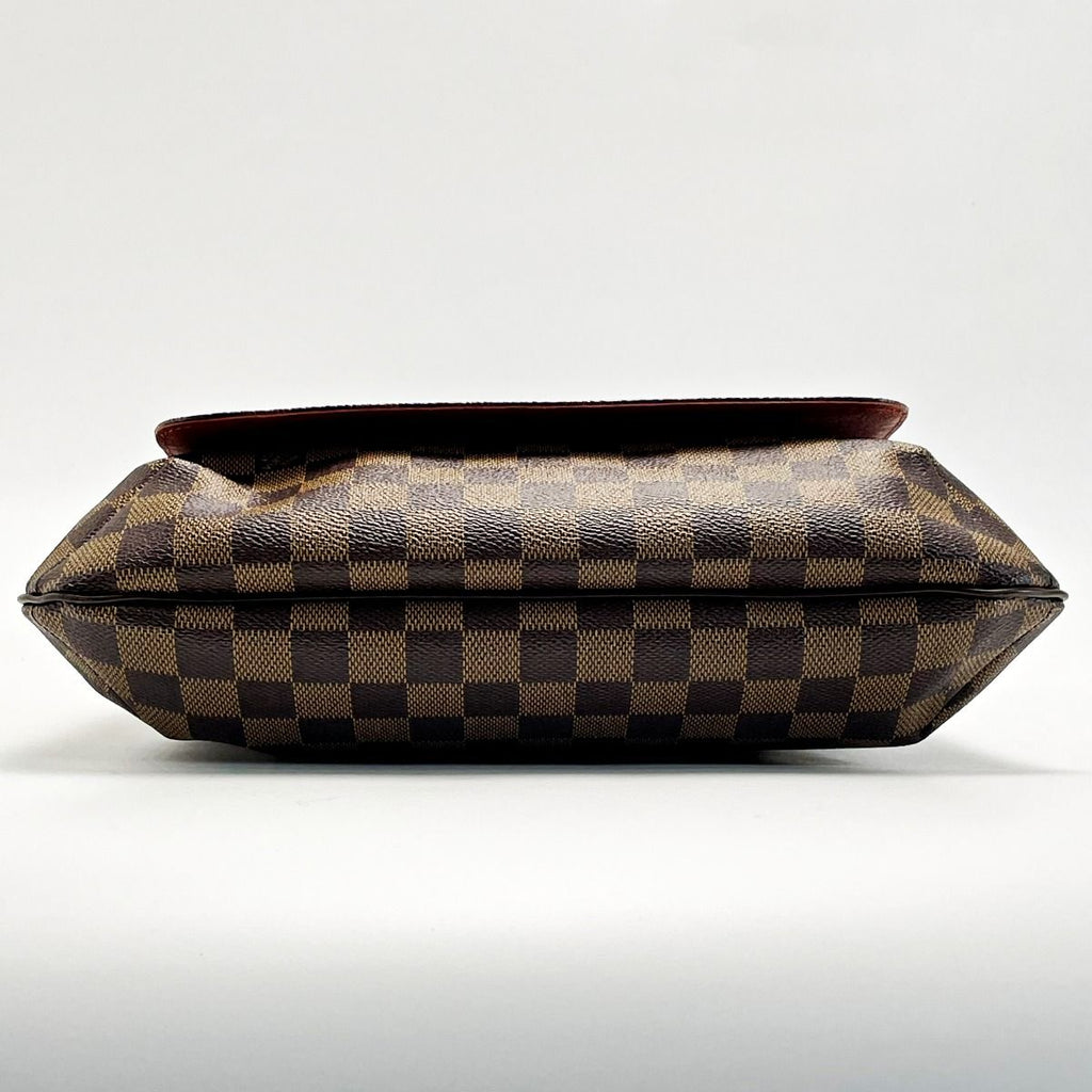 Louis Vuitton Damier Musette Brown Shoulder Bag Gold Hardware — view 2