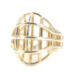 Bottega Veneta 3 D Wire Ring AG 925 Gold 13 — view 4