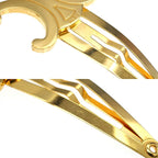 Celine Snap Hair Clip Set Of 2 46 Z656 bsl 35 OR Gold Color Accessory — view 9