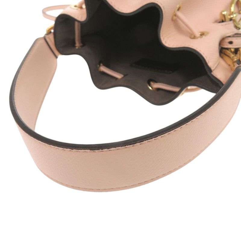 Fendi Montresor Mini 8 Bs010 Leather Pink 2-Way Handbag 0267 — view 7