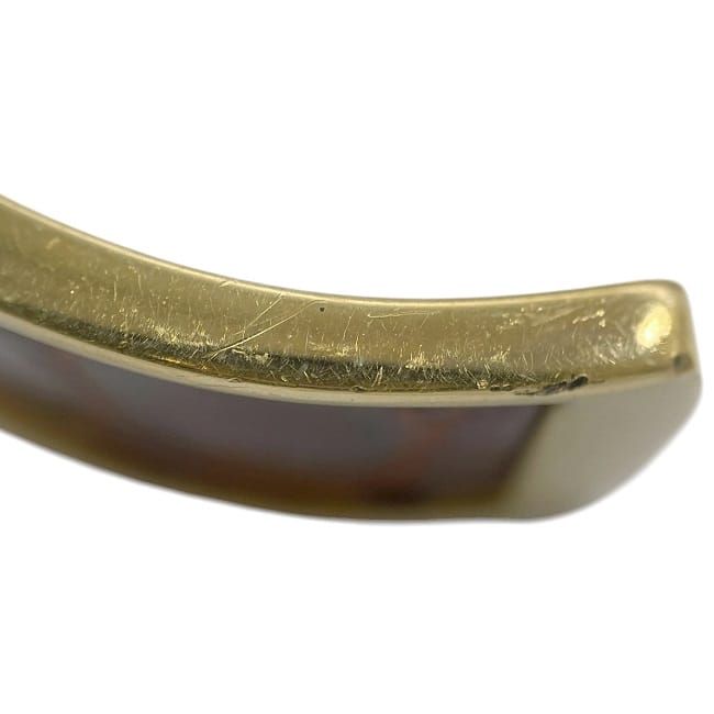 Hermes Bangle Gold Brown GP Croc — view 9
