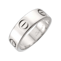 Cartier Love Classic 52 Ring Pt Platinum