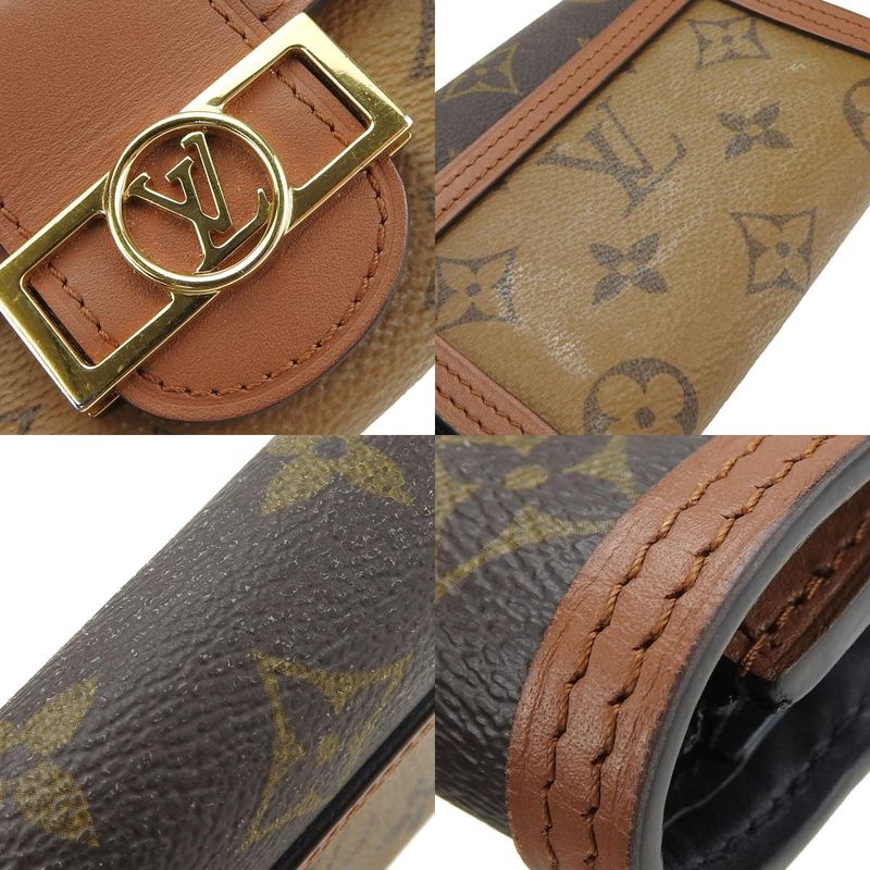 Louis Vuitton Portefeuille Dauphine Compact Monogram Reverse Brown — view 5