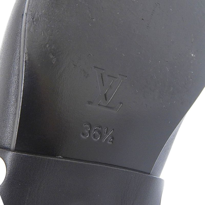 Louis Vuitton 2019 Item Rhapsody Line Pointed Toe Low Heel Leather Long Boots — view 8
