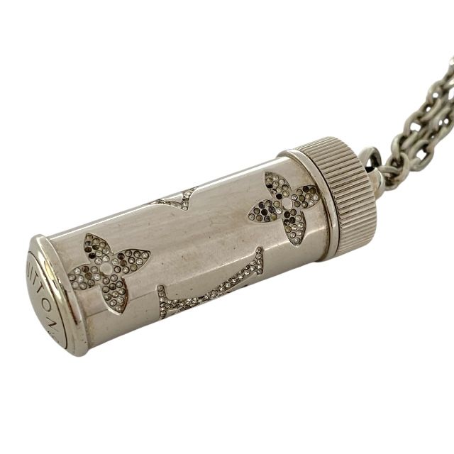 Louis Vuitton Monogram Strass Pill Case Necklace Pendant Chain Logo — view 4