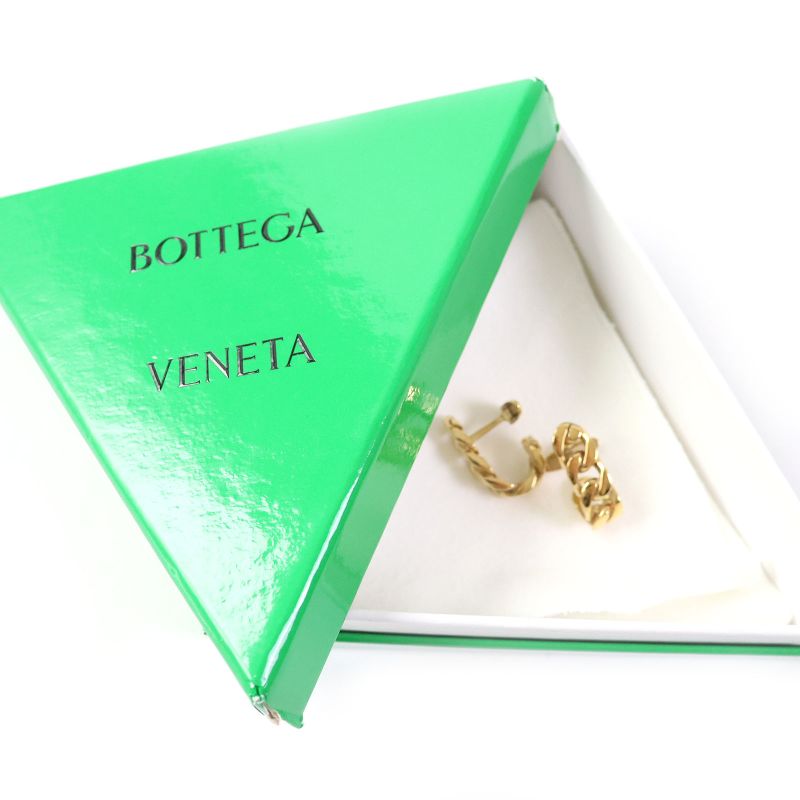 Bottega Veneta AG 925 Chain Cufflinks Gold Storage — view 3