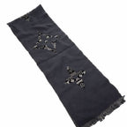 Louis Vuitton Two Sided Wool Echarpe Monogram Scarf Grey 1799 — view 3