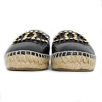 Chanel Espadrilles Coco Mark Bijoux Black Patent Leather 20 C 37 — view 4