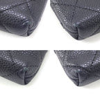 Chanel Wallet Coin Case Caviar Leather Black Ring — view 7