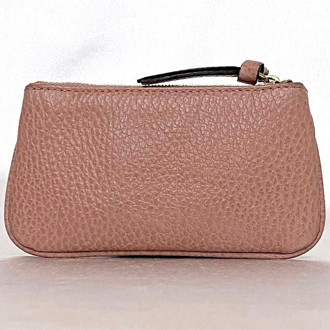 Gucci Coin Case Ring Pink Leather — view 2