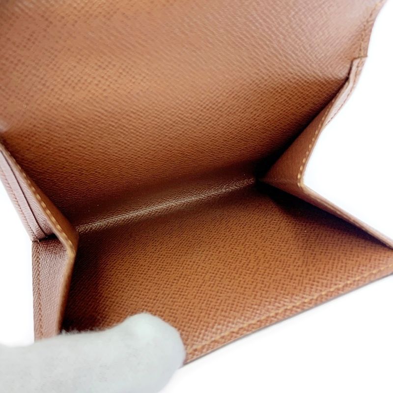 Louis Vuitton Monogram Portefeuille Elise Brown Folding Wallet — view 9