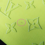 Louis Vuitton Handkerchief Monogram Logo Yellow Blue — view 9