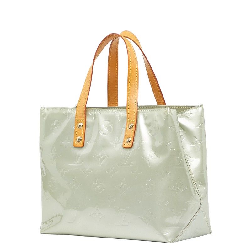 Louis Vuitton Monogram Vernis Reed PM Gris Silver Patent Leather — view 2