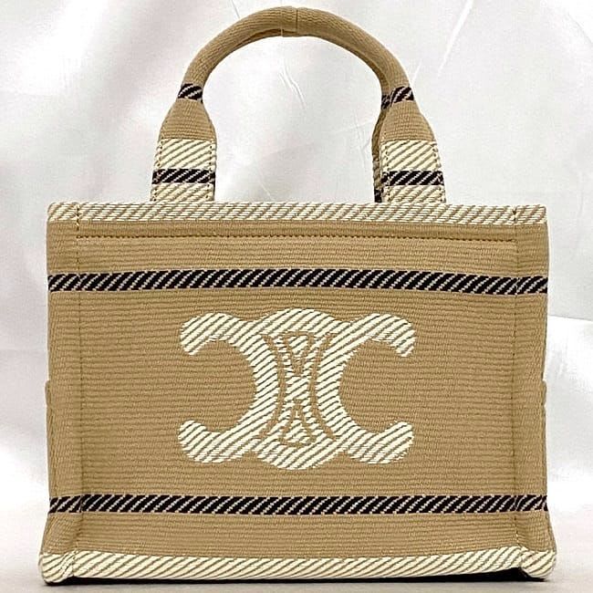 Celine 2-Way Bag Cabas Tice Small Beige — view 4