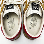 Gucci Adidas Collaboration Gazelle Sneakers Brown GG Supreme Size — view 5