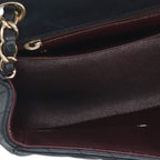 Chanel Mini Quilted 17 Chevron Lambskin Chain Shoulder Bag Women — view 3