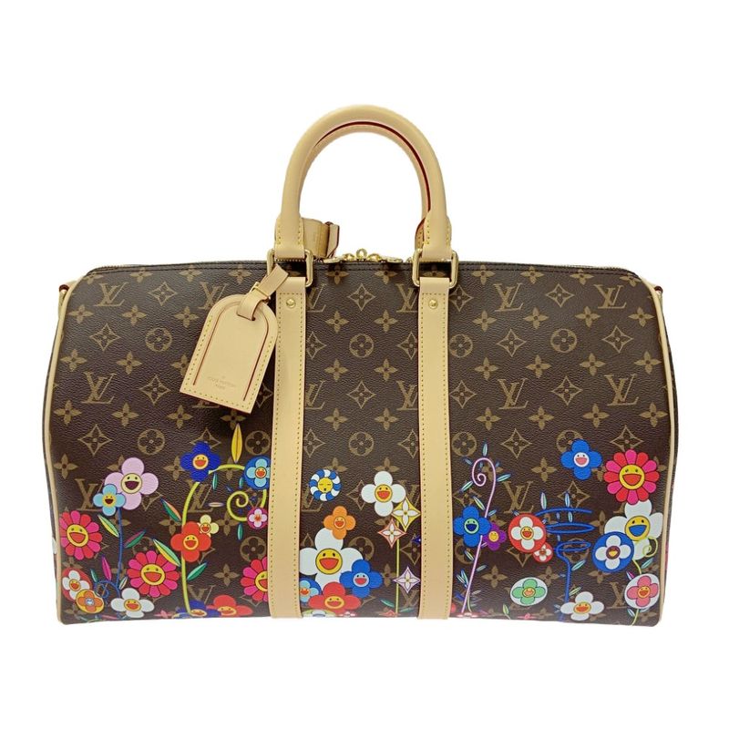 Louis Vuitton Monogram Keepall Bandouliere 45 Takashi Murakami — view 2