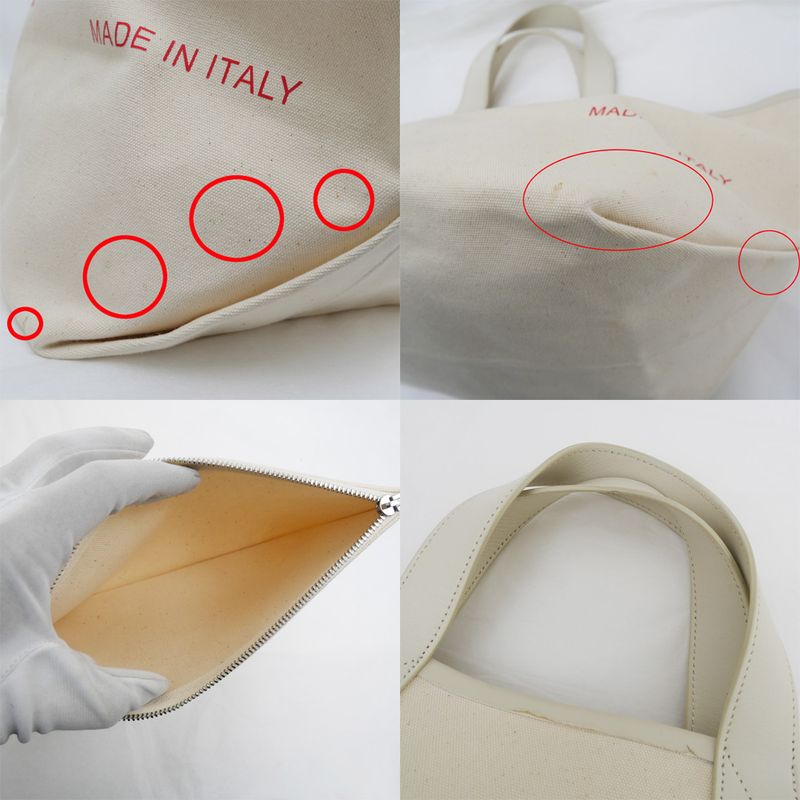 Celine Made Into Bag Small Hand White Red B3 D.27 N12 — view 8