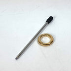 Fendi Earrings Scribble Pen Metal Silver — view 7
